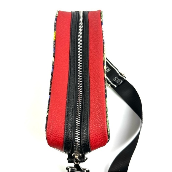Steve Madden Crossbody Bag Faux Snakeskin Leather Colorful Handbag Purse NEW - Picture 8 of 15
